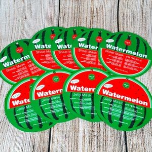 HallYu Watermelon Jelly and Sheet Facial Masks